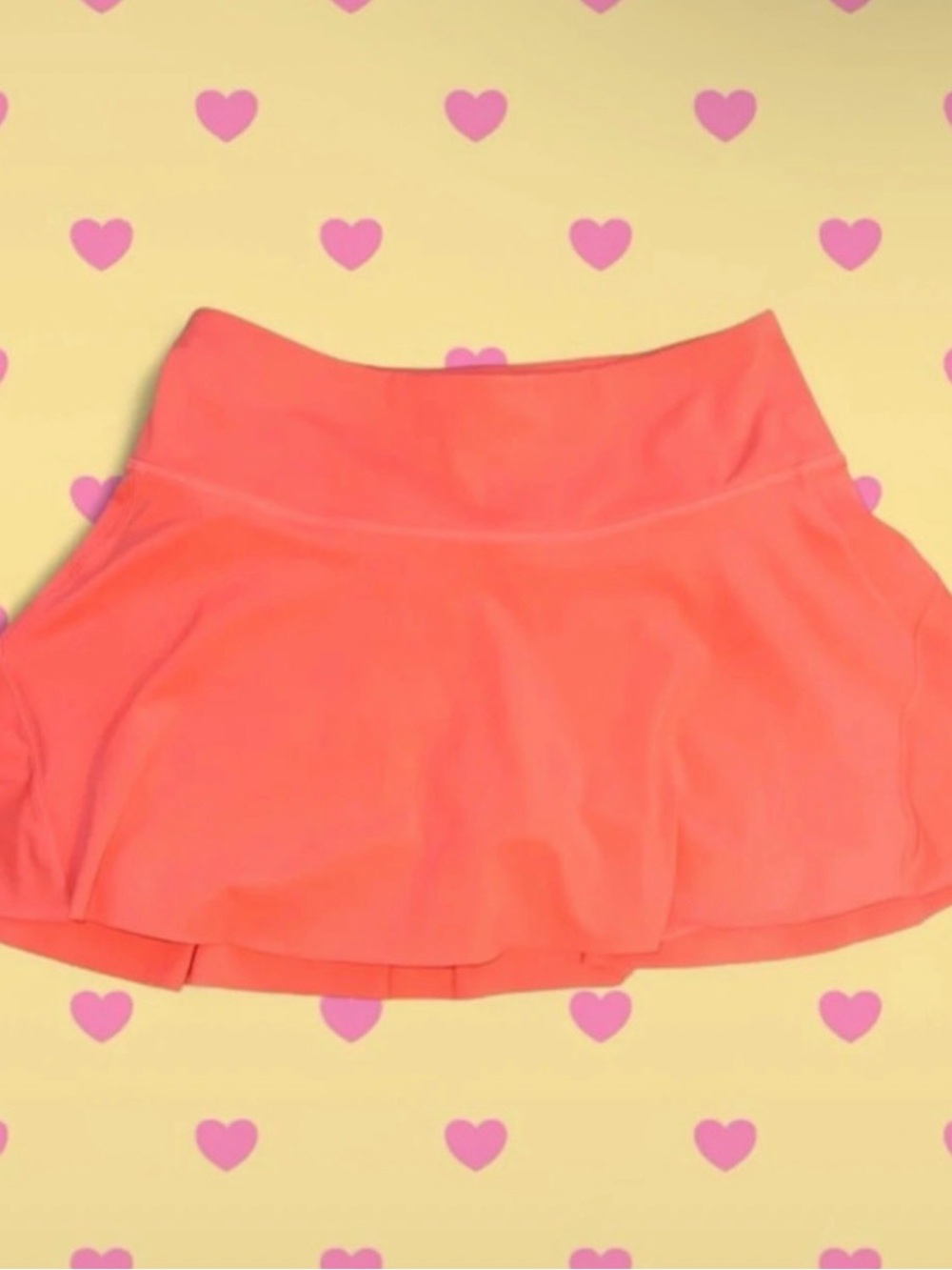 Athleta Bright Orange/Peach Tennis Skort